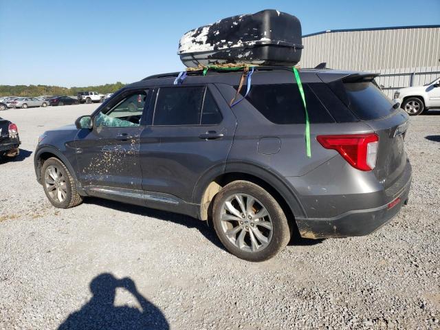 1FMSK8DH1MGA29114 - 2021 FORD EXPLORER XLT Szary zdjęcie 2