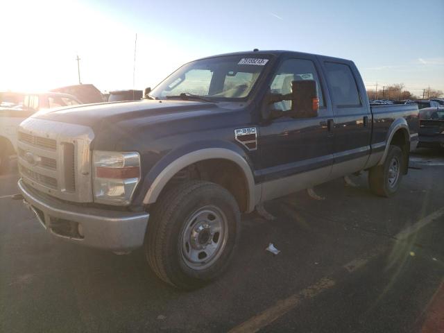 1FTWW31R98EA48280 - 2008 FORD F350 SRW SUPER DUTY BLUE photo 1