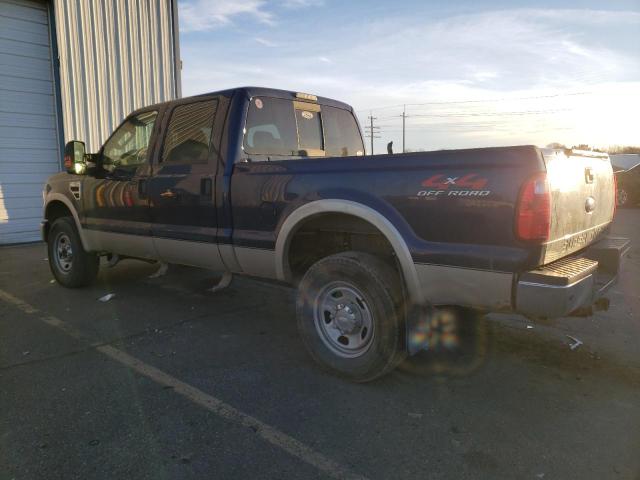 1FTWW31R98EA48280 - 2008 FORD F350 SRW SUPER DUTY BLUE photo 2