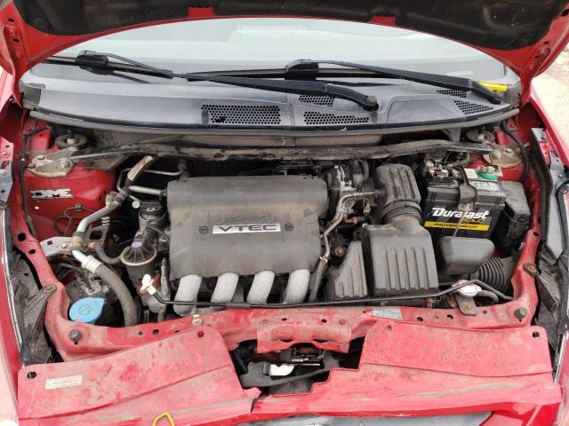 JHMGD38667S067115 - 2007 HONDA FIT S 红色 照片 11