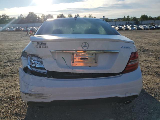 WDDGF8AB4DR241224 - 2013 MERCEDES-BENZ C 300 4MATIC WHITE photo 6