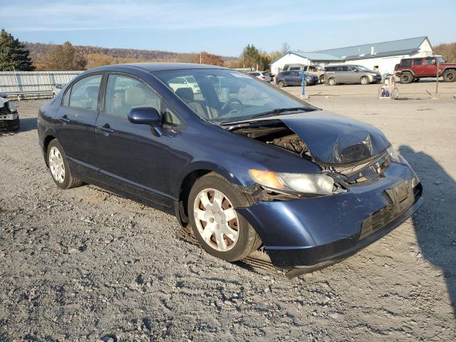 1HGFA16528L026143 - 2008 HONDA CIVIC LX BLUE photo 4