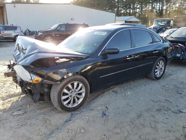 KMHFC46F37A207020 - 2007 HYUNDAI AZERA SE BLACK photo 1