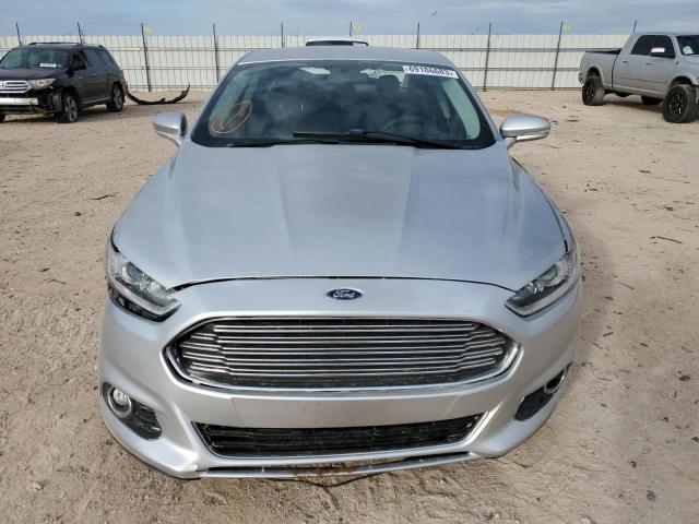 3FA6P0H78GR302935 - 2016 FORD FUSION SE SILVER photo 5