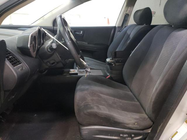 JN8AZ08W56W515072 - 2006 NISSAN MURANO SL SILVER photo 7