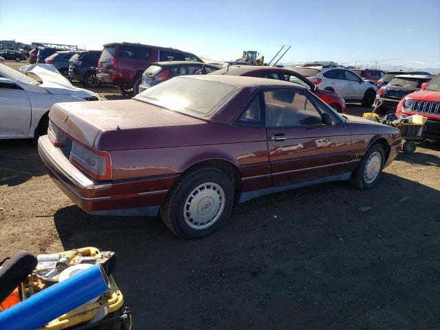 1G6VR3177HU102489 - 1987 CADILLAC ALLANTE BURGUNDY photo 3