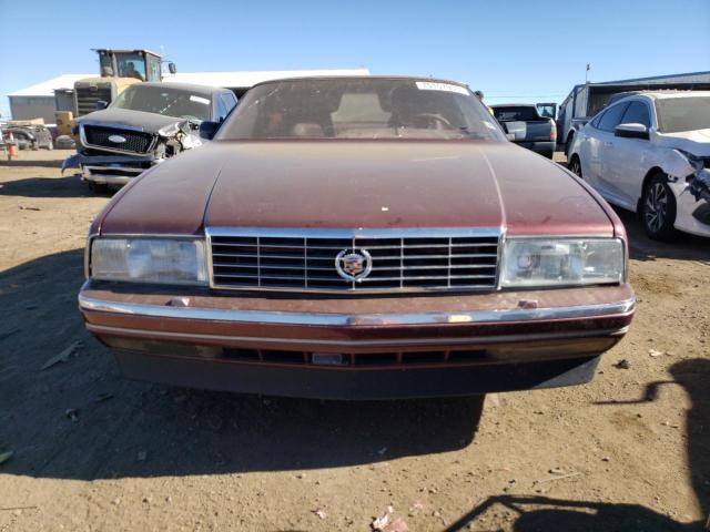 1G6VR3177HU102489 - 1987 CADILLAC ALLANTE BURGUNDY photo 5