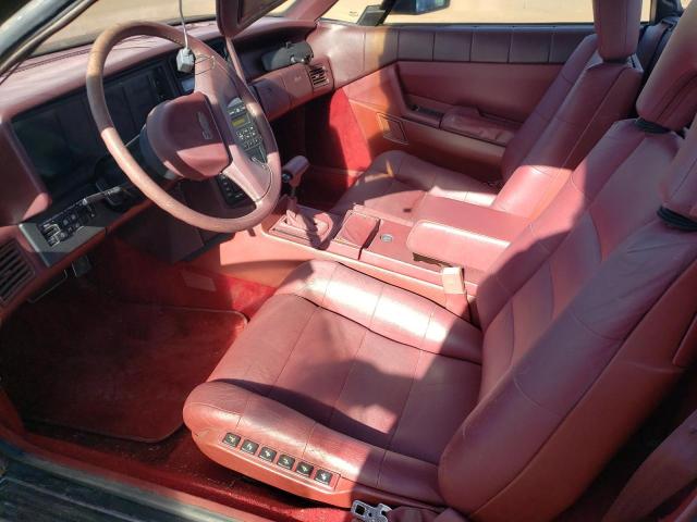 1G6VR3177HU102489 - 1987 CADILLAC ALLANTE BURGUNDY photo 7