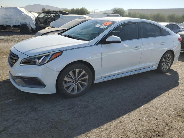 5NPE34AF0FH194290 - 2015 HYUNDAI SONATA SPORT WHITE photo 1