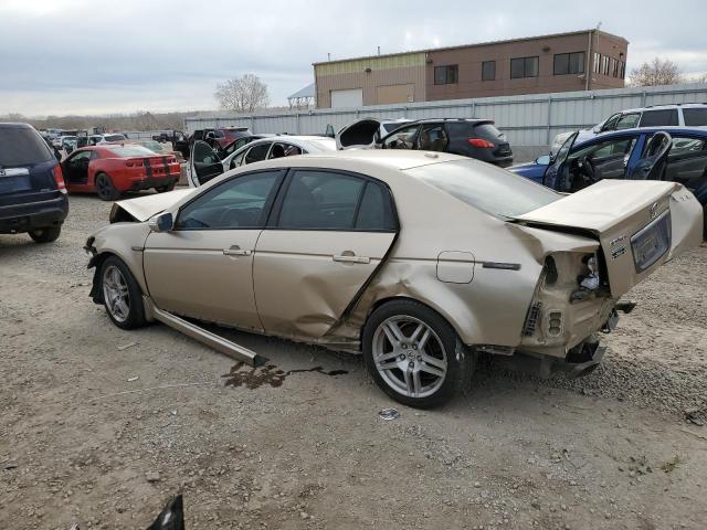 19UUA66287A010713 - 2007 ACURA TL TAN photo 2