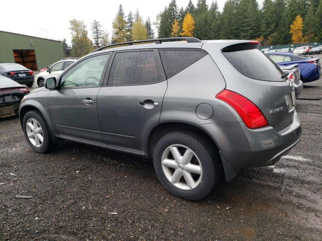 JN8AZ08W95W401591 - 2005 NISSAN MURANO SL GRAY photo 2