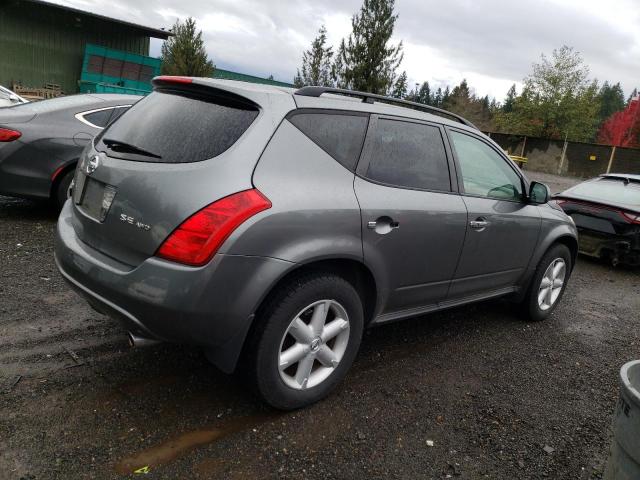 JN8AZ08W95W401591 - 2005 NISSAN MURANO SL GRAY photo 3