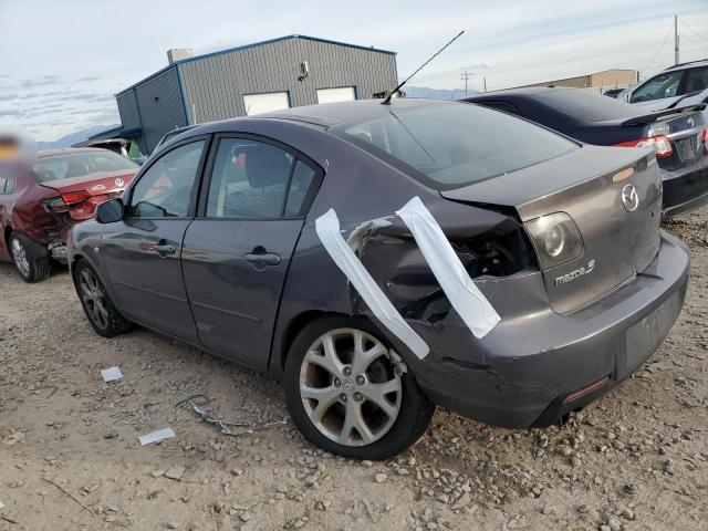 JM1BK32F081174811 - 2008 MAZDA 3 I GRAY photo 2