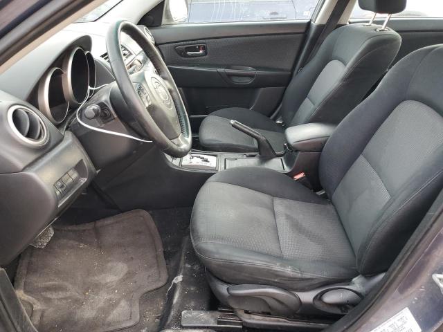 JM1BK32F081174811 - 2008 MAZDA 3 I GRAY photo 7