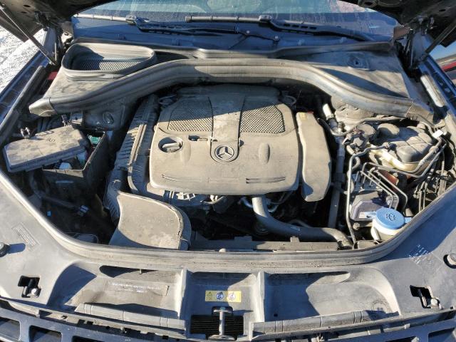 4JGDA5HB0FA595416 - 2015 MERCEDES-BENZ ML 350 4MATIC BLACK photo 12