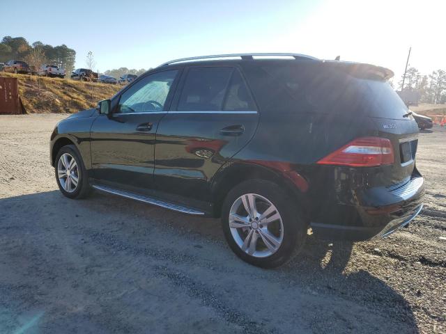 4JGDA5HB0FA595416 - 2015 MERCEDES-BENZ ML 350 4MATIC BLACK photo 2