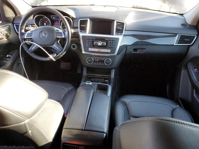 4JGDA5HB0FA595416 - 2015 MERCEDES-BENZ ML 350 4MATIC BLACK photo 8