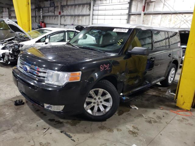 2FMGK5BC0CBD13299 - 2012 FORD FLEX SE BLACK photo 1