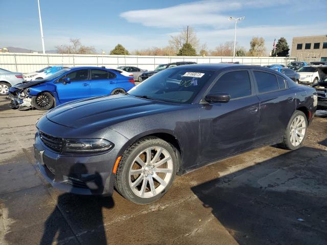 2C3CDXHG7GH350375 - 2016 DODGE CHARGER SXT BLUE photo 1