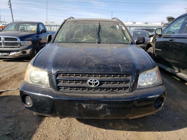 JTEGD21A910016944 - 2001 TOYOTA HIGHLANDER BLACK photo 5