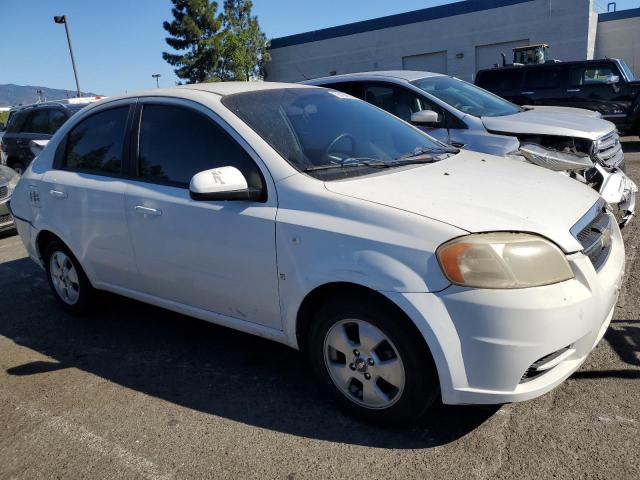 KL1TD566X7B134059 - 2007 CHEVROLET AVEO BASE WHITE photo 4