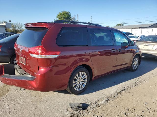 5TDYK3DC8DS393090 - 2013 TOYOTA SIENNA XLE BURGUNDY photo 3