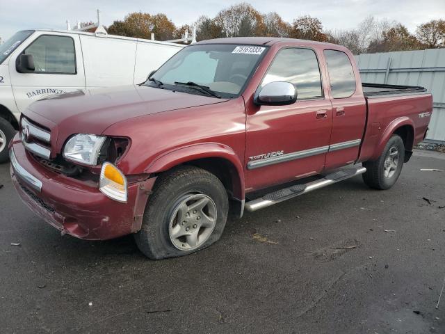 5TBBT44114S447619 - 2004 TOYOTA TUNDRA ACCESS CAB SR5 RED photo 1