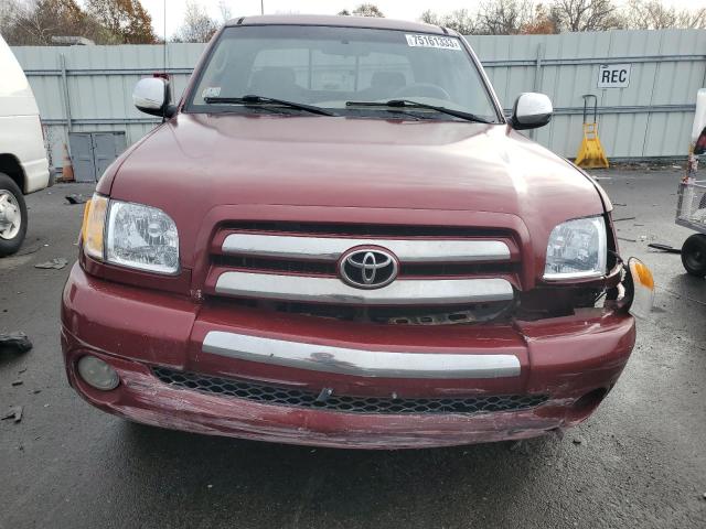 5TBBT44114S447619 - 2004 TOYOTA TUNDRA ACCESS CAB SR5 RED photo 5