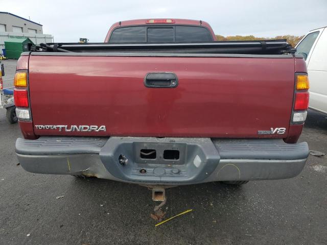 5TBBT44114S447619 - 2004 TOYOTA TUNDRA ACCESS CAB SR5 RED photo 6