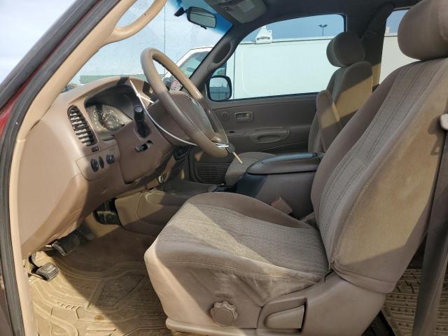 5TBBT44114S447619 - 2004 TOYOTA TUNDRA ACCESS CAB SR5 RED photo 7