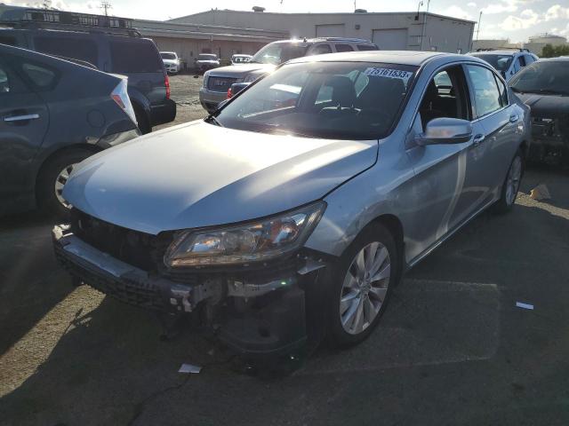 1HGCR3F90DA026044 - 2013 HONDA ACCORD TOURING SILVER photo 1