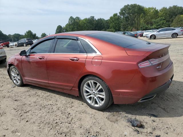 3LN6L2LUXER808581 - 2014 LINCOLN MKZ HYBRID ORANGE photo 2