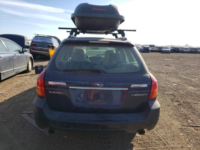 4S3BP626767316648 - 2006 SUBARU LEGACY 2.5I LIMITED BLUE photo 6