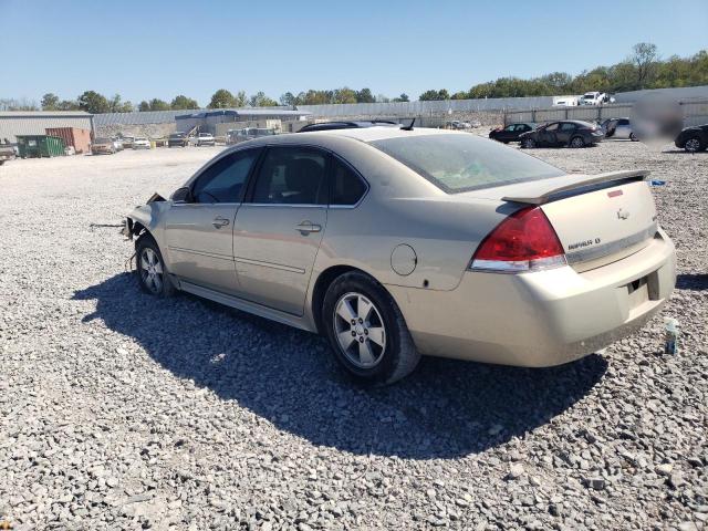 2G1WB5EK8A1137049 - 2010 CHEVROLET IMPALA LT TAN photo 2