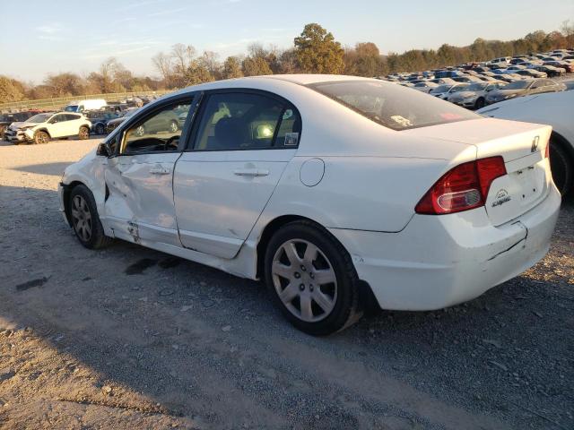 1HGFA16516L111553 - 2006 HONDA CIVIC LX WHITE photo 2