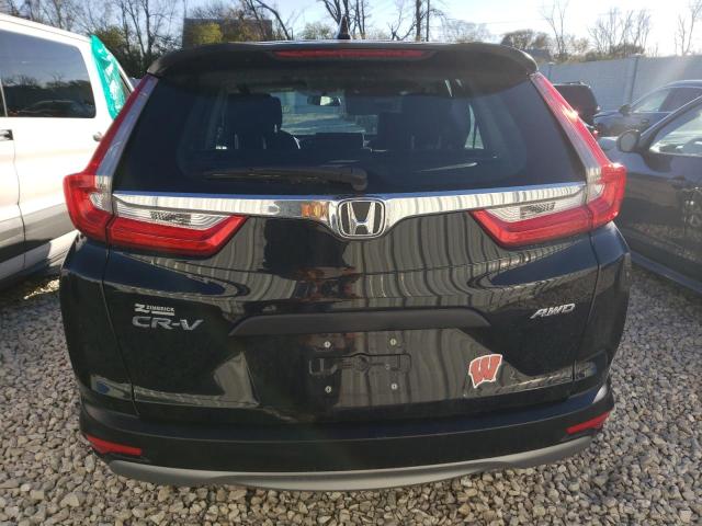 2HKRW6H35KH232591 - 2019 HONDA CR-V LX BLACK photo 6