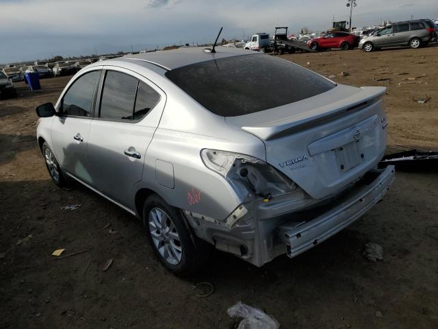 3N1CN7APXHL822499 - 2017 NISSAN VERSA S SILVER photo 2