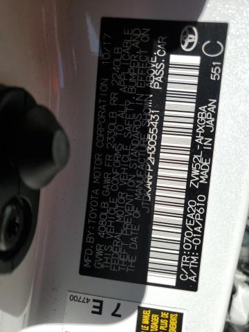 JTDKARFP2H3055431 - 2017 TOYOTA PRIUS PRIM 白色 照片 12