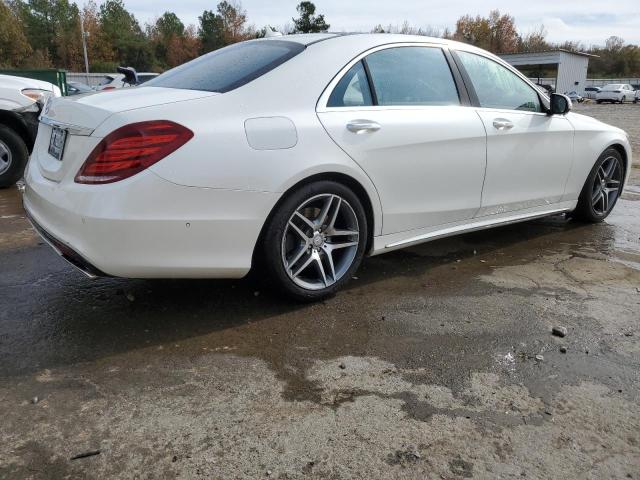 WDDUG8CB2EA019164 - 2014 MERCEDES-BENZ S 550 WHITE photo 3