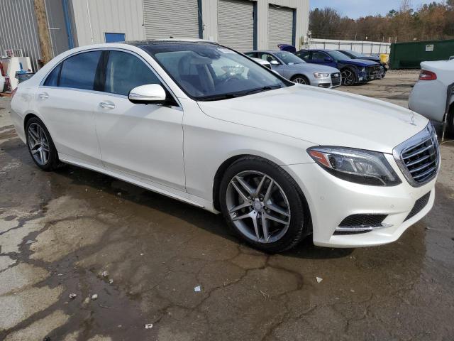 WDDUG8CB2EA019164 - 2014 MERCEDES-BENZ S 550 WHITE photo 4