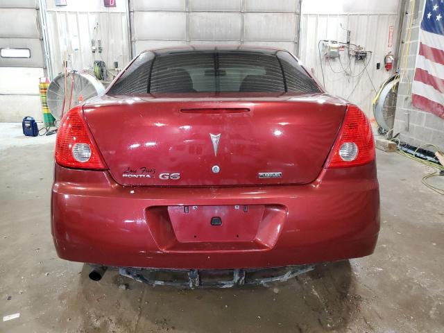 1G2ZA5E0XA4114886 - 2010 PONTIAC G6 MAROON photo 6