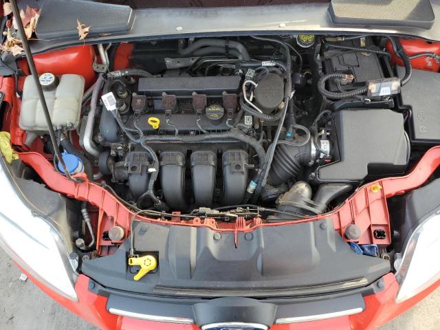 1FAHP3F23CL104130 - 2012 FORD FOCUS SE RED photo 11