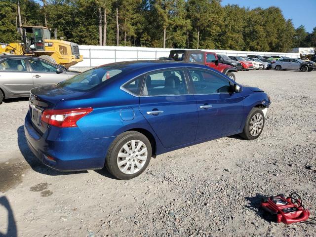 3N1AB7AP8JY270736 - 2018 NISSAN SENTRA S BLUE photo 3