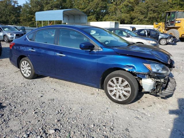 3N1AB7AP8JY270736 - 2018 NISSAN SENTRA S BLUE photo 4