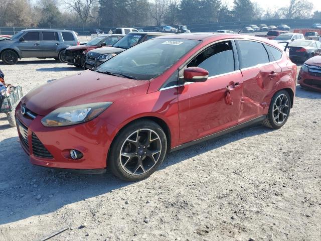 1FAHP3N25CL380889 - 2012 FORD FOCUS TITANIUM RED photo 1