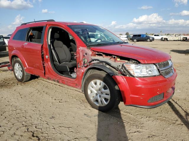 3C4PDCAB6JT527078 - 2018 DODGE JOURNEY SE RED photo 4