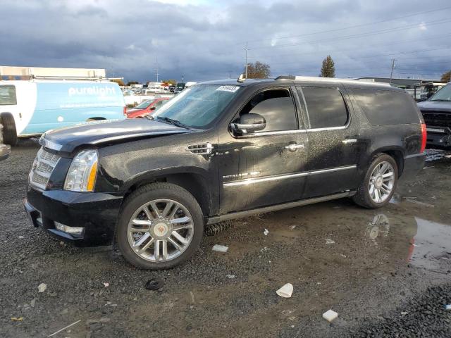 1GYS4KEF1DR100514 - 2013 CADILLAC ESCALADE ESV PLATINUM შავი ფოტო 1