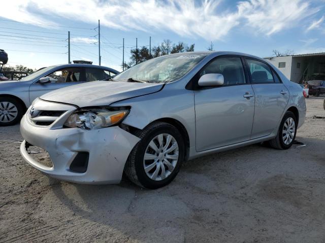 2T1BU4EE4CC865184 - 2012 TOYOTA COROLLA BASE SILVER photo 1