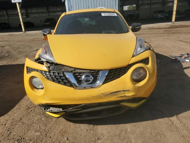 JN8AF5MV6GT654097 - 2016 NISSAN JUKE S YELLOW photo 5