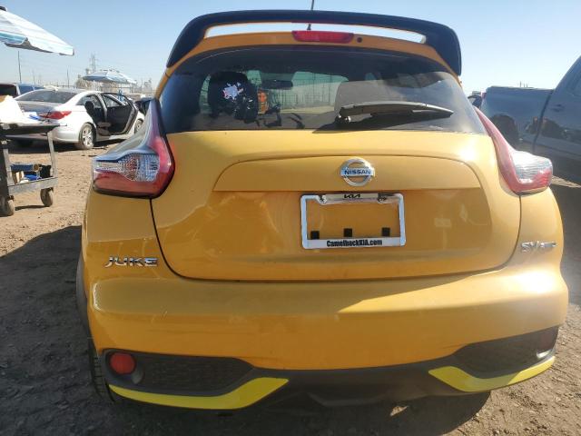 JN8AF5MV6GT654097 - 2016 NISSAN JUKE S YELLOW photo 6